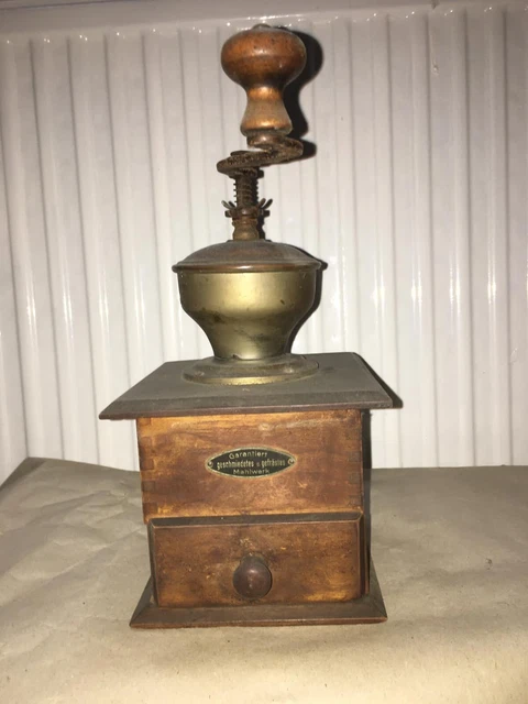 ‼️ Antik Kaffeemühle Grinder Mill Moulin Molinillo Cafe Leinbrocks Ideal Mutzig