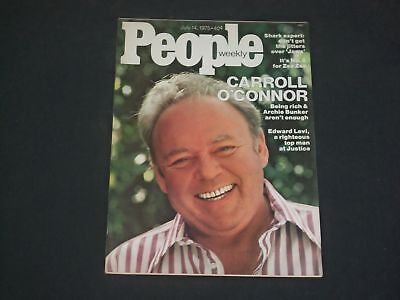 1975 July 14 People Magazine - Carroll O'connor - B 4775