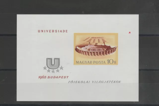 1965 Ungarn Universiade 1 Bf ND N 50B MNH MF52875