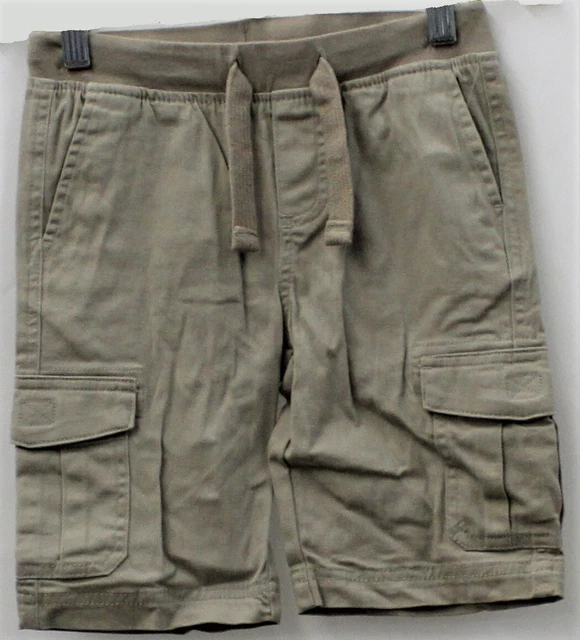Chaps Boys School Approved Performance Stretch Khaki Cargo Short 6 Regular