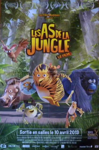 Affiche De Cinéma Originale 40 X 60 LES AS DE LA JUNGLE