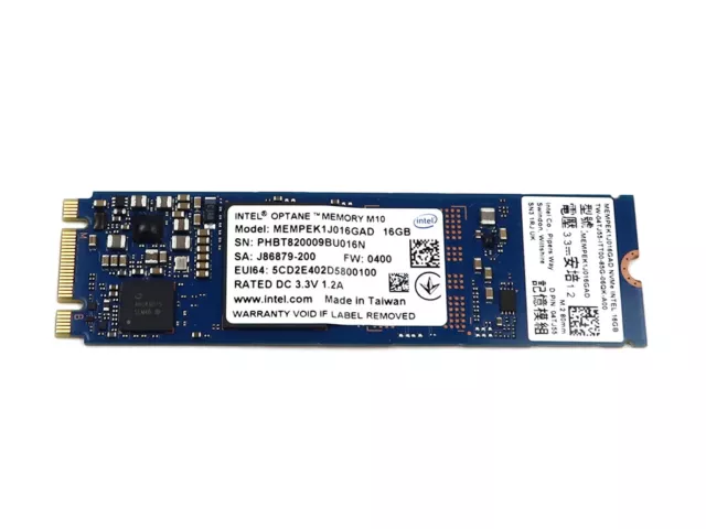 Intel M10 Mempek1J016Gad 16Gb M.2 2280 Nvme Pcie 3.0 X4 Optane Memory Ssd 4Tj55