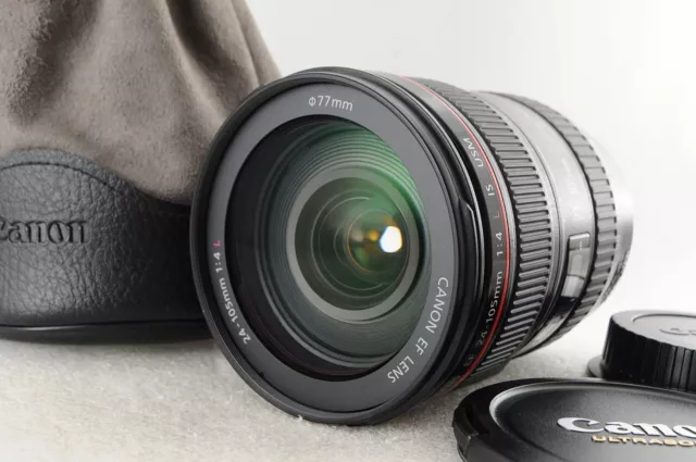 [Superior Mint Con / Funda Tapas ] Canon Ef 24-105mm F/4L Is USM Zoom Lente De