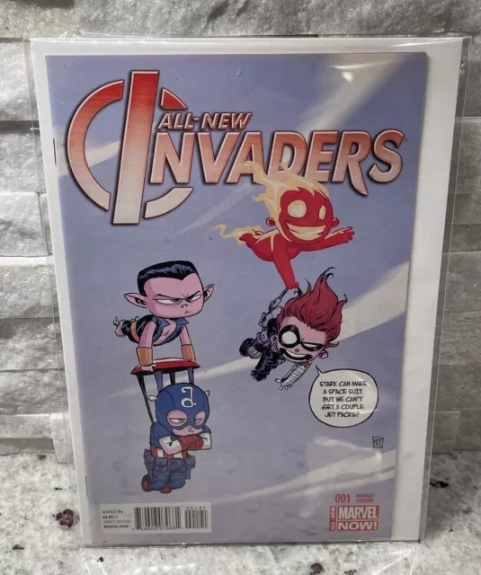 All-New Invaders #1 NM 2014 Skottie Young Marvel Comics Captain America