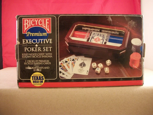 Bicycle executive sales poker set