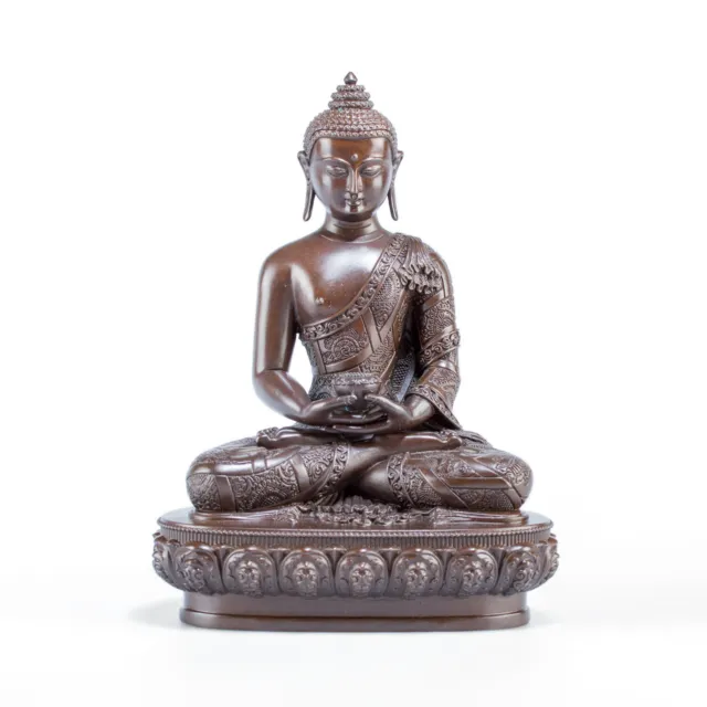 Buddha Amitabha aka Opame Bronze statue 15 cm fine carving | Tibetan Buddhst Art