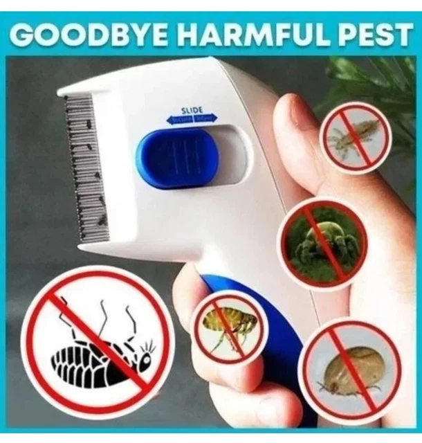 Flea Doctor Electronic Flea Comb /Dogs /Cats New In Package As Seen On TV. 2