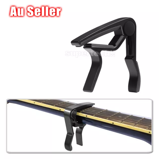 Aluminum Guitar Capo Spring Trigger Electric Acoustic Clamp Quick Change Release