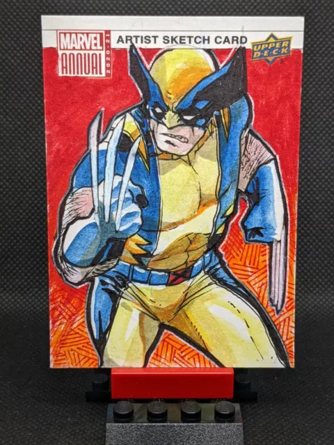 Wolverine 1/1 - Mauro Fodra Sketch Card - 2020-21 Upper Deck Marvel Annual 2
