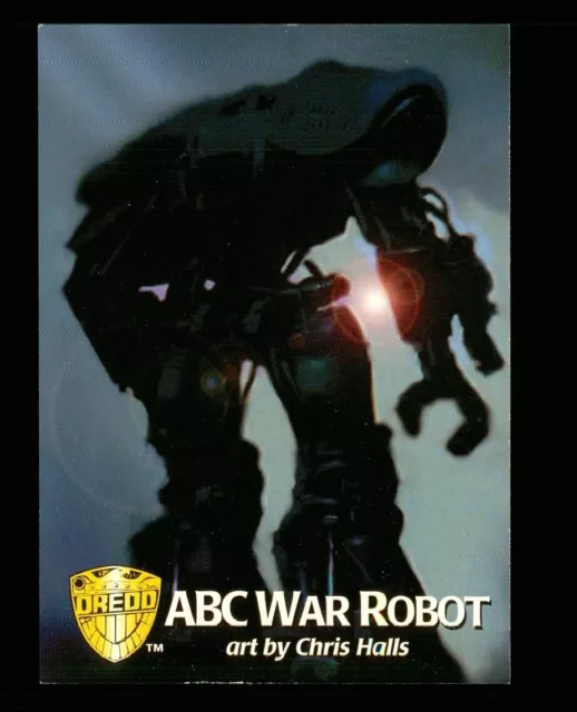 1 x Karte Nr. 41 Judge Dredd 1995 ABC War Robot Kunst von Chris Halls - S52