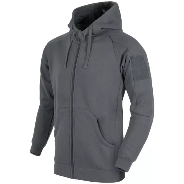 Helikon-Tex Urban Tactical Hoodie Lite Full Zip Homme Top Veste Sécurité Gris