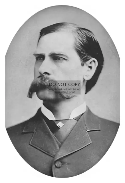 Wyatt Earp Wildwest Lawman Sherrif Gunslinger Portrait 4X6 Photo