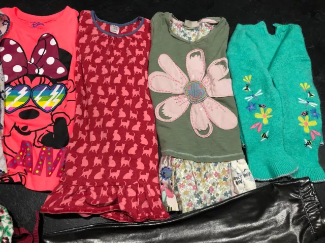 Carino pacchetto di vestiti per ragazze età 4-5 anni include: NEXT, abito paillettes Zunie + 5