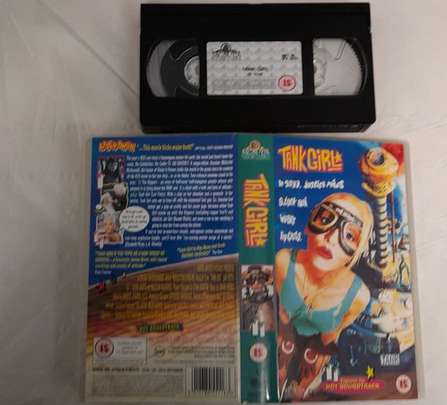 VHS VIDEO PAL, TANK GIRL VHS 1995 LORI PETTY ICET NAOMI WATTS GOOD