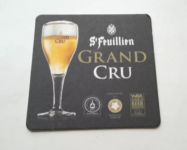 Sous bock bière belge ST FEUILLIEN grand cru neuf