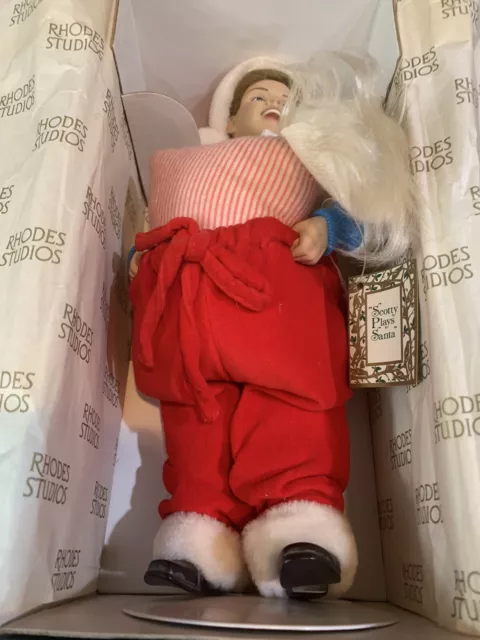 Norman Rockwells Doll “Scotty Plays Santa” 1st doll ever endorsed by N.R. Family