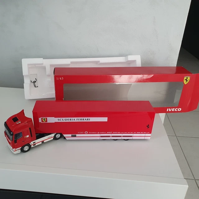 AS364 ELIGOR 1/43 IVECO FIAT FERRARI TRUCK STRALIS 480 TRANSPORTER F1 REF 112802