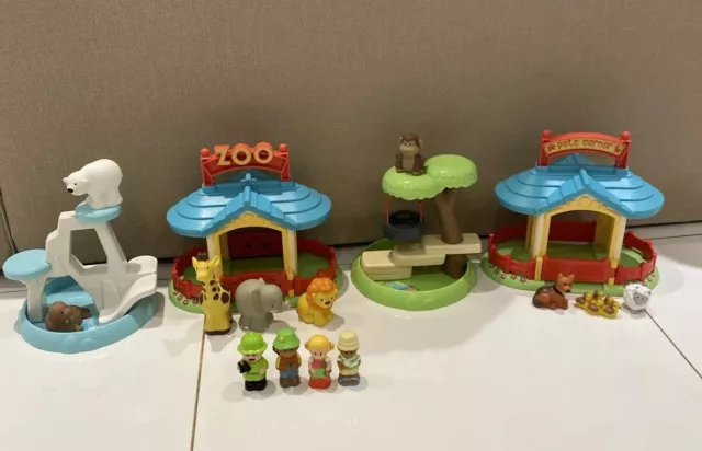 ELC Happyland Large Bundle Zoo, Pets Corner + Figures, Animals 4 Play Sets