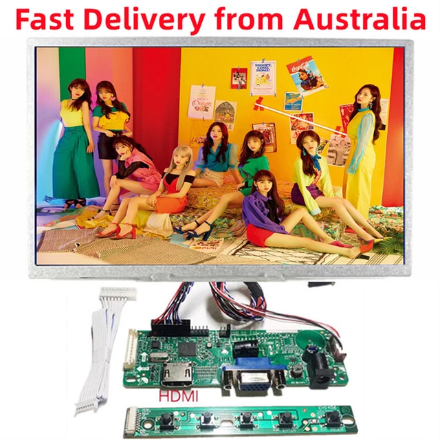 10inch CLAA102NA0ACW HSD100IFW1 1024x600 LCD Screen HD MI VGA Audio LCD Board