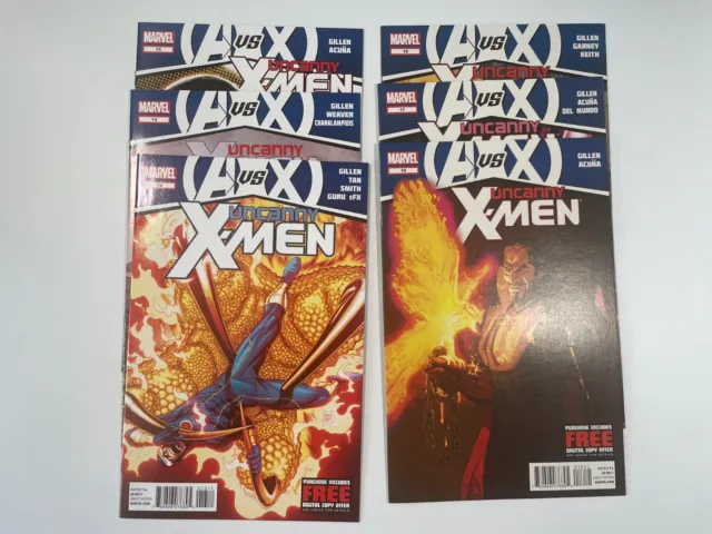 A vs X Uncanny X-Men #13-18 Avengers vs X-Men 2012 lot of 6 Marvel Comics