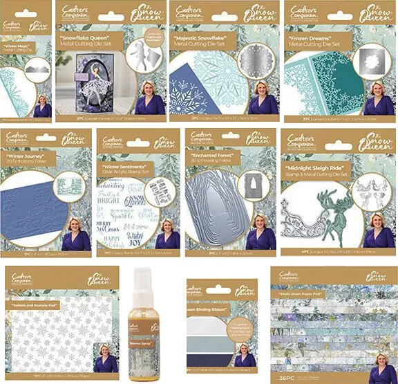 Neuf 2023 * Sara Signature Collection - Le Neige Reine Par Crafter's Companion