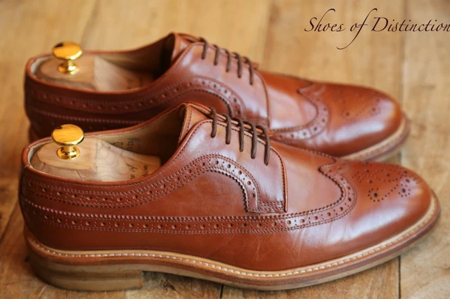 RUSSELL & BROMLEY Tan Brown Leather Derby Brogue Lace Up  display picture 1