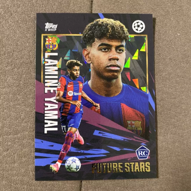 TOPPS GOLD UCC 2023 2024 Future Stars Rookie Rc Lamine Yamal Barcelona
