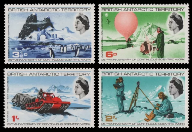 BAT / Brit. Antarktis 1969 - Mi-Nr. 20-23 ** - MNH - Forschung