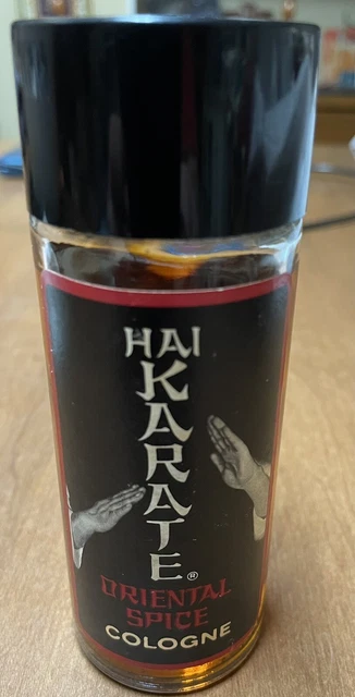Hai Karate Oriental Spice Cologne 95% Full 1960s Vintage Pfizer 1966/68