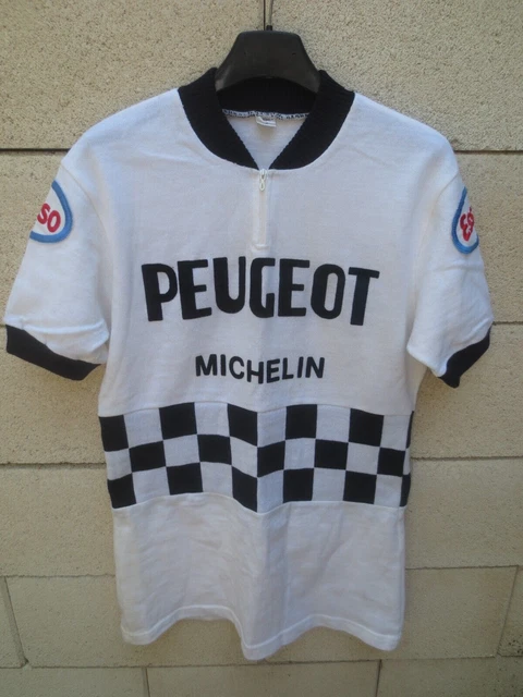 MAILLOT cycliste PEUGEOT BP 1960 sport VELO ancien