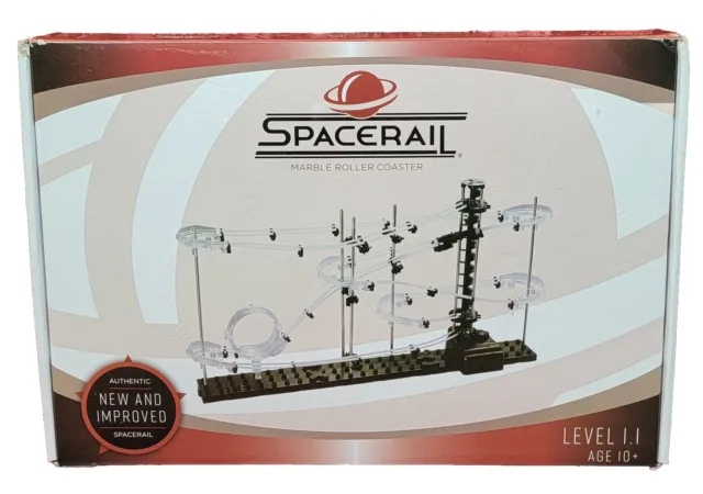 SpaceRail Level 1.1 Marble Roller Coaster Perfect for Stem Students Open Box New