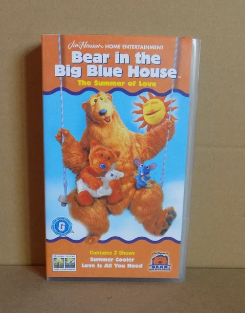 BEAR IN THE Big Blue House The Summer of Love VHS Video Tape Jim Henson ...