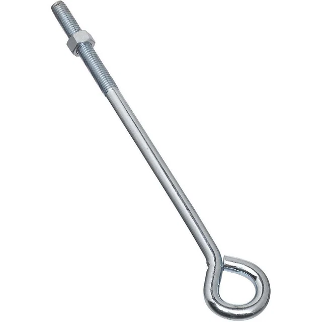 National 1/2 In. x 12 In. Zinc Eye Bolt with Hex Nut N221341 National N221341