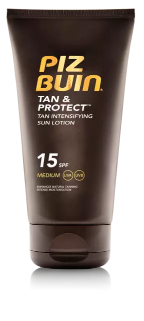 Piz Buin Tan & Protect Tan Intensifying Sun Lotion SPF15 Volume 150 ml Medium