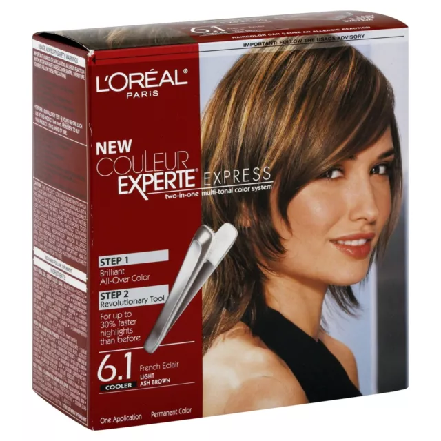 L'Oreal Paris Couleur Experte Hair Color + Highlights, Light Ash Brown - French