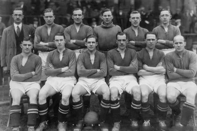 Man Utd Football Team Photo 1928-29 Season