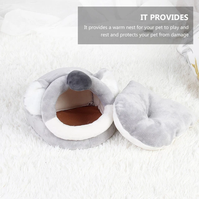 2 pcs Hamster Hideout Guinea Pig Bett Hedgehog Beutel Ratte Warme Bett 10