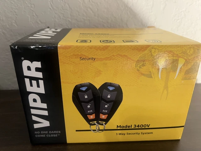 Viper 3400V 3-Channel 1-Way Keyless Entry Car Alarm System