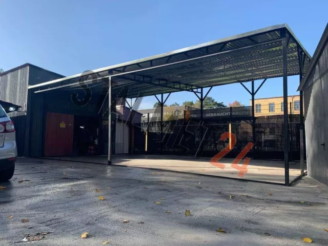 Carport Blechgarage 8x5 Unterstand für Landmaschinen Überdachung für Autos