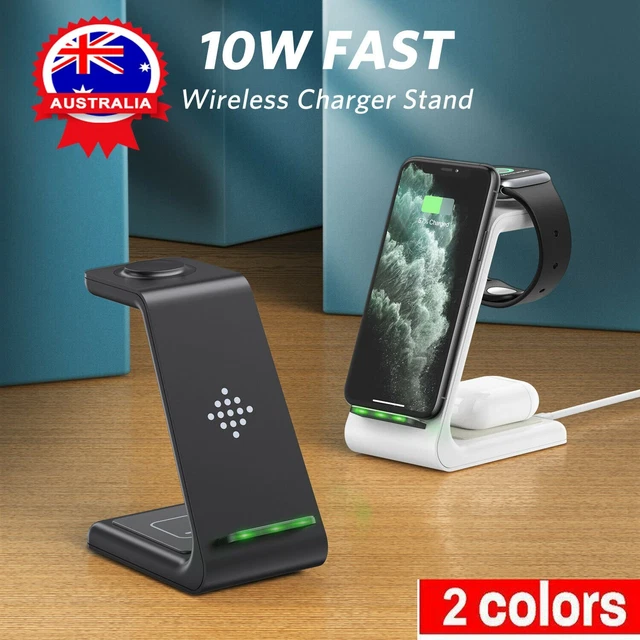 3 in 1ZOireless Charger Dock Charging Station For Apple iwatch iPhone 12 11 XSXD