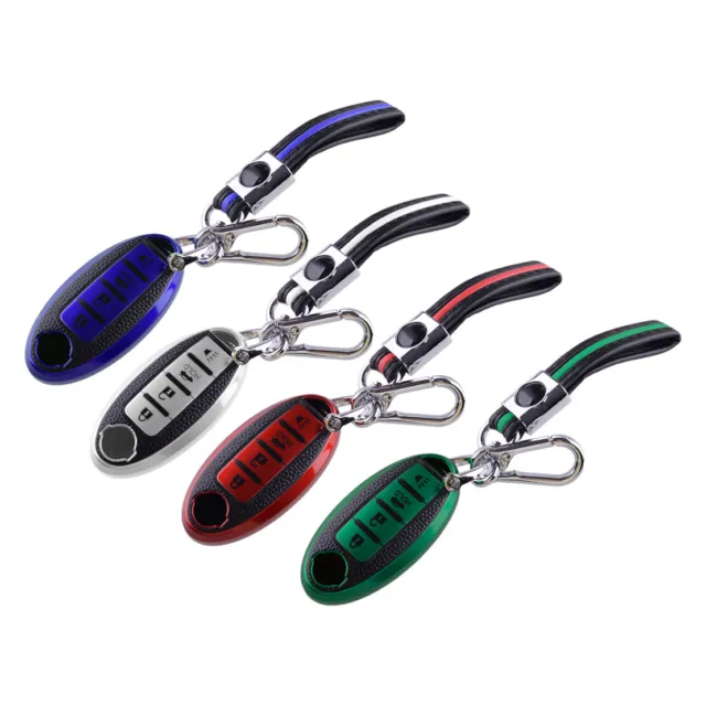Car Remote Fob Key Cover Case Shell Keychain Protector Fit For Infiniti/Nissan