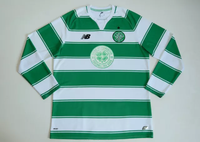 Celtic Glasgow 2015 – 2016 Reserve Team Home Long Sleeve New Balance Shirt L