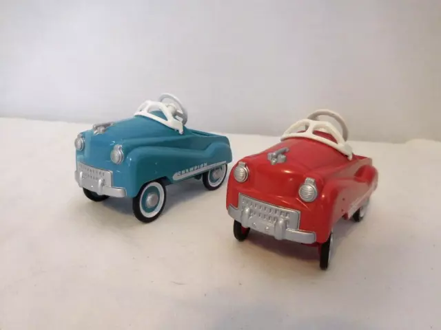 Hallmark Kiddie Car Classics 1955 Murray Red Champion  Limited 1994 + Blue 1955