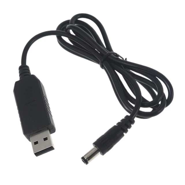 39'' Length QC3.0 USB to 9V 5.5x2.5mm Power Cable for Table Lamp Router Speakers