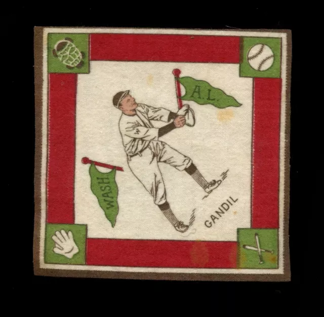 1914 B18 Blankets Set-Break Chick Gandil *GMCARDS* 1914 B18 Blankets Set-Break Chick Gandil *GMCARDS*