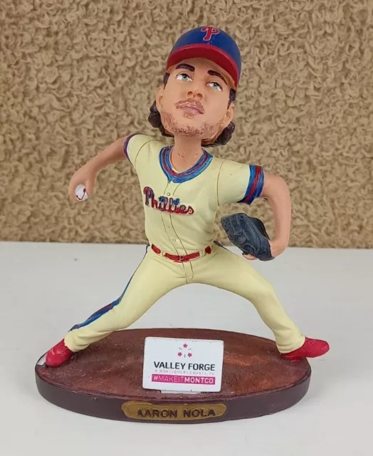 Official Philadelphia Phillies AARON NOLA Baseball 7" Resin MLB Bobble Head 2019