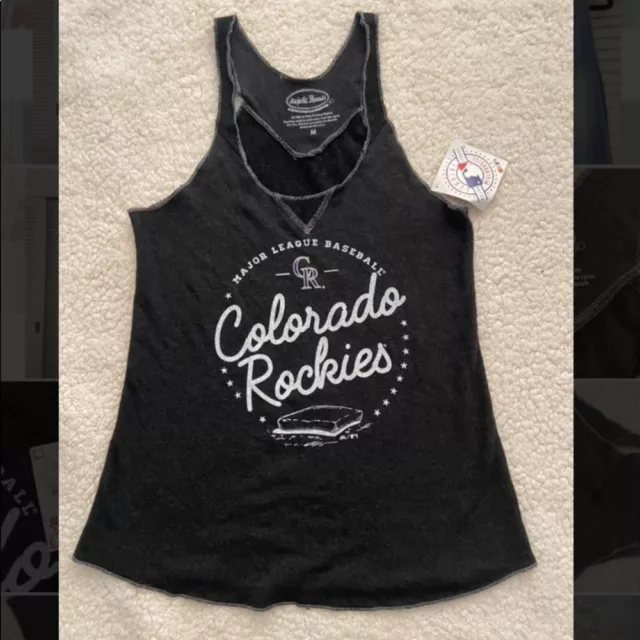 Colorado Rockies Bases Loaded Womens Tank Size M