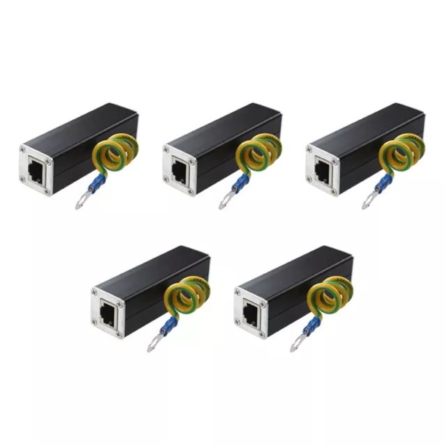 5X RJ45 Plug Ethernet  Dispositif de  Contre Les Surtensions 100MHz F9K58527