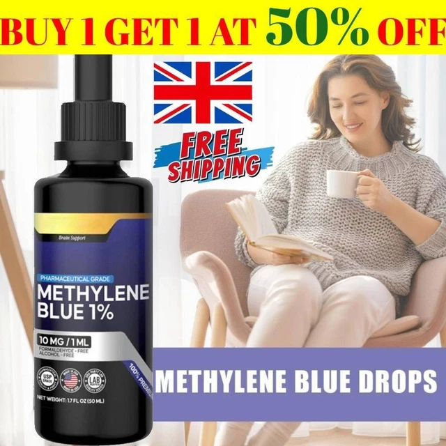 METHYLENE BLUE PHARMACEUTICAL Grade - Methylene Blue 1% - Liquid Drops ...