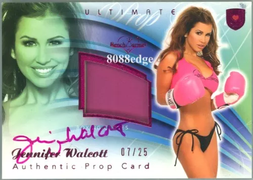 2010 Benchwarmer Ultimate Prop Auto: Jennifer Walcott #7/25 Autograph